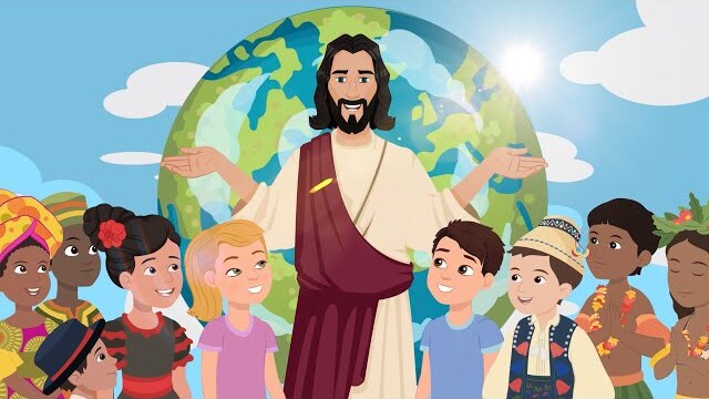 Jesus Superhero (feat. George Horga Jr.) - Animated, with Lyrics - Christian Songs for Children