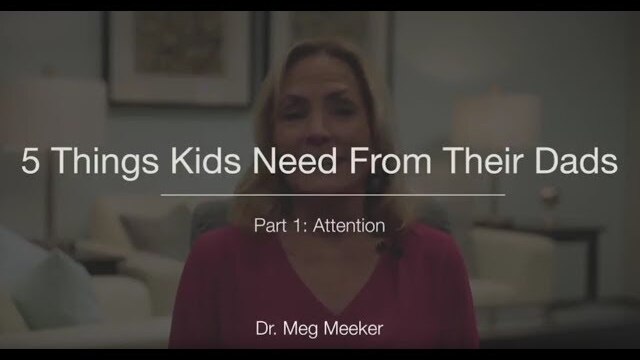 Do Kids Need Their Dad's Attention?