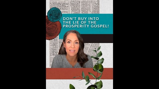 Don't buy into the LIE of the prosperity gospel! | #shorts