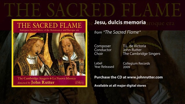 Jesu, dulcis memoria - Victoria, John Rutter, The Cambridge Singers