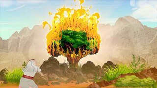 Moses and the Burning Bush - Animated, With Lyrics