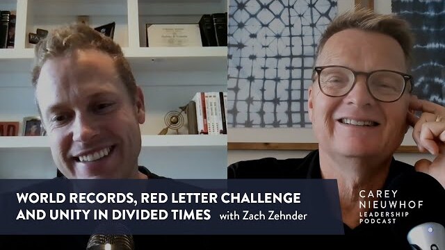 Zach Zehnder on World Records, Red Letter Challenge and Unity in Divided Times