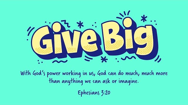 Give Big | Early Childhood Lesson 1