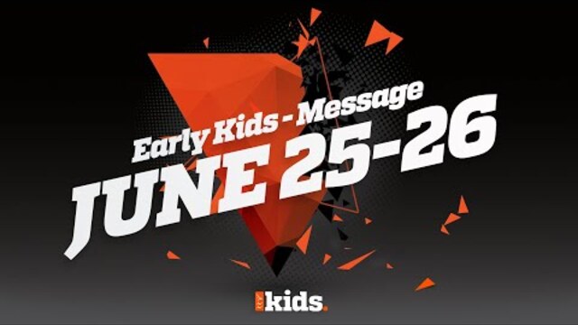 Early Kids - "Spin the Wheel" Message Week 4 (God Beats Fear) - June 25-26