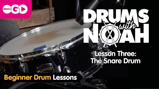 Drums With Noah | Lesson Three : The Snare Drum