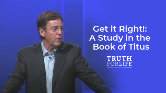 Get It Right!: A Study in the Book of Titus | Alistair Begg