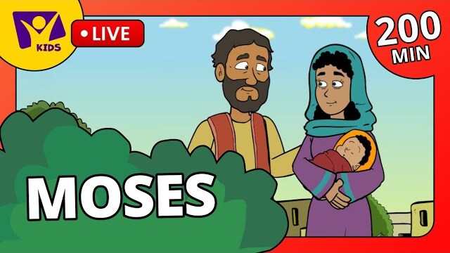 Bible Stories for Kids about Moses + 15 More Bible Cartoons