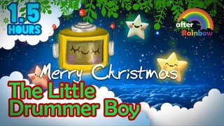 Christmas Lullaby ♫ The Little Drummer Boy ❤ Soft Sound Gentle Music to Sleep - 1.5 hours