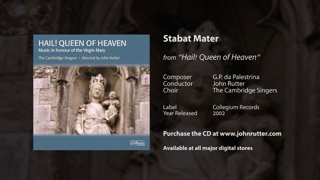 Stabat Mater - Palestrina, John Rutter, The Cambridge Singers