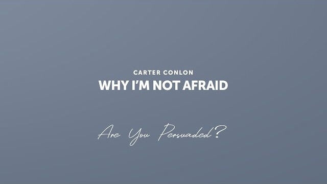 |Devotional| Are You Persuaded? | Carter Conlon