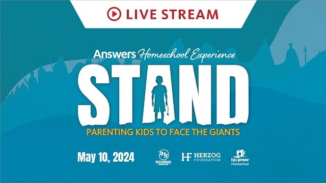 Friday, May 10 | STAND homeschool conference livestream