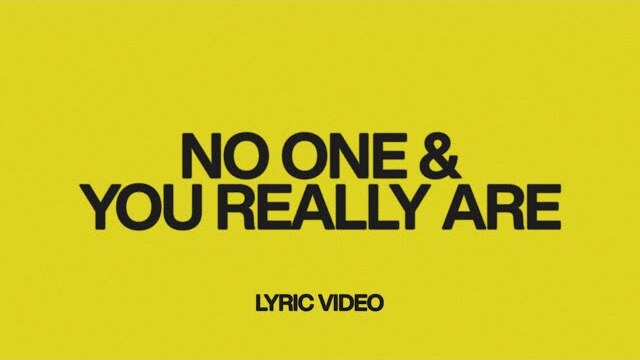 No One & You Really Are (feat. Chandler Moore & Tiffany Hudson) | Lyric Video | Elevation Worship