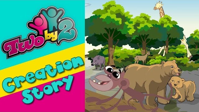 Creation Story. Animated bible songs for children. Two By 2