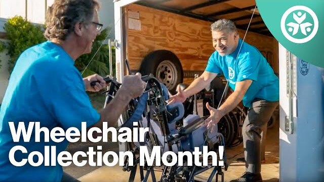 Wheelchair Collection Month at Joni and Friends!