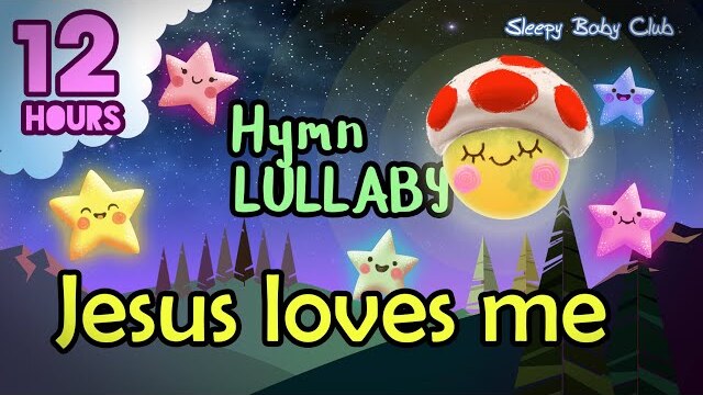 🟡 Jesus Loves Me ♫ Hymn Lullaby ❤ Music for Babies Sleeping and Relaxing