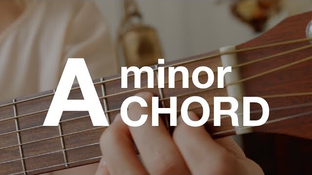 KC Chords: How to play the A minor chord on guitar
