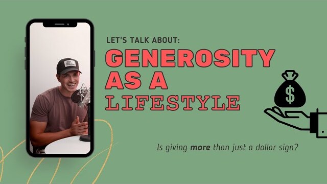 Generosity as a Lifestyle