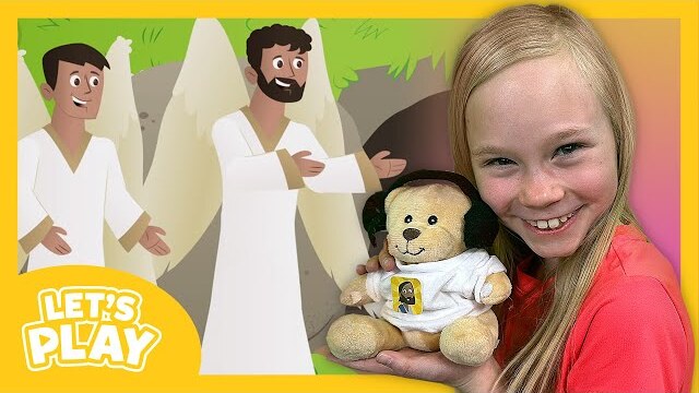 Let's Play | A Happy Sunday Full Story + Color the Story Activity | Bible App for Kids