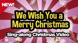 WE WISH YOU A MERRY CHRISTMAS | Christmas Carols for Kids | Sing-along with lyrics | Nursery Rhymes