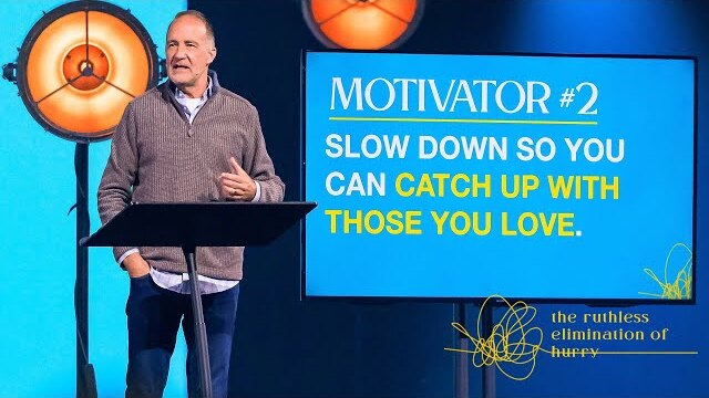 The Ruthless Elimination of Hurry | Slowing Down | Dave Stone