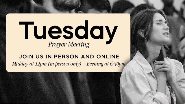 Tuesday Prayer Online | Message of Encouragement | Pastor Jim Cymbala | The Brooklyn Tabernacle