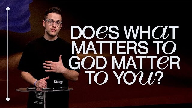 Jesus' Answer to What Matters Most