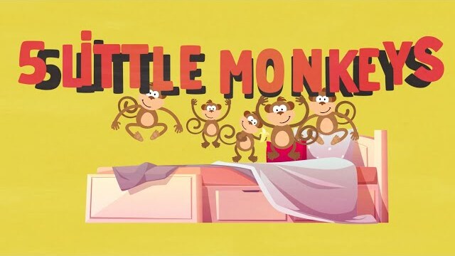 Go Fish - 5 Little Monkeys - Great Music For Kids!