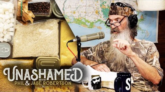 Phil Stockpiles These Long-Lasting Survival Foods & How Jase Dies Every Single Day | Ep 479