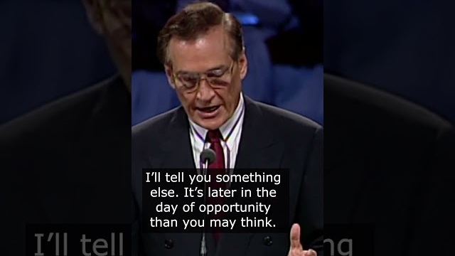 It's Later Than You Realize - Dr. Adrian Rogers
