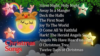 TOP 10 Popular Christmas Songs Carols ♫ Baby Songs to go to Sleep