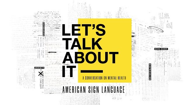 ASL Sign Language Translation // Let's Talk About it // Week 1 - Anxiety