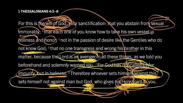 Sexual Immorality Is Against God and Man: 1 Thessalonians 4:3–8, Part 5