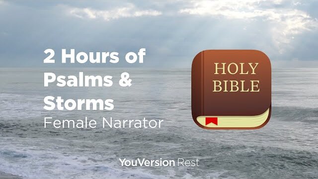 Psalms for Sleep and Meditation with Ocean Sounds - 2 hours (Female Narrator)