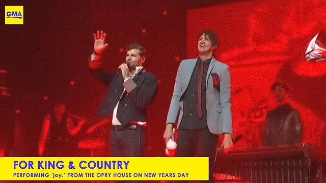 for KING & COUNTRY | 'joy' LIVE on Good Morning America | New Years Day 2021