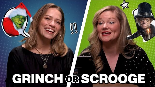 Who Said It? Grinch vs. Scrooge | This or That ft. Bethany Joy Lenz