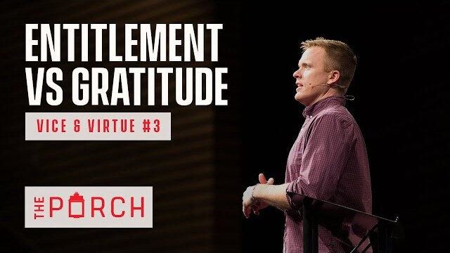 Entitlement & Gratitude | David Marvin