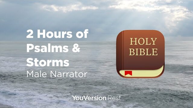 Bible Verses with Ocean for Sleep and Meditation - 2 hours (Male Narrator)