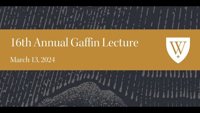 16th Annual Gaffin Lecture - Dr. Philip G Ryken
