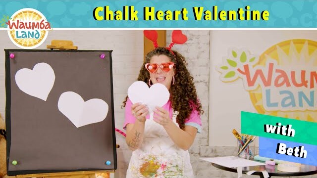 Chalk Heart Valentine