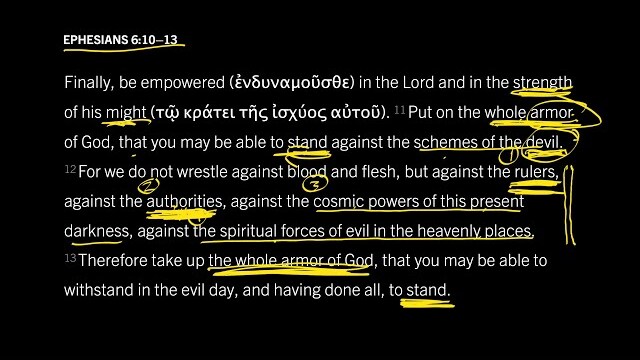 How to Defeat the Defeated Forces of Evil: Ephesians 6:10–13, Part 5