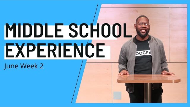 Middle School Experience: Live Knowing God Cares For All Your Needs