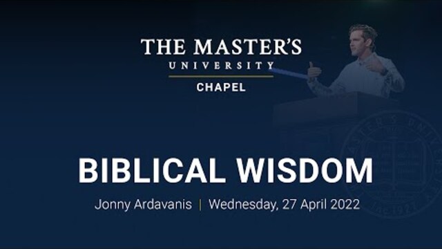 Biblical Wisdom - Jonny Ardavanis