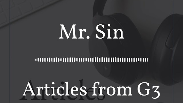 Mr. Sin – Articles from G3