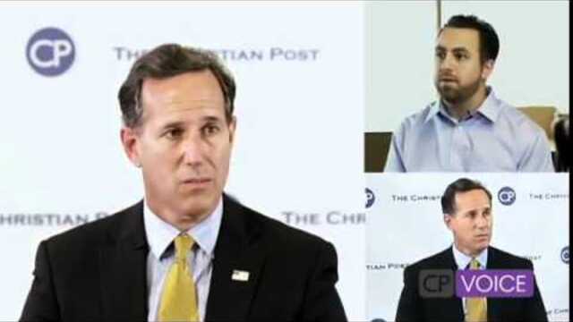 Rick Santorum Discusses the Erosion of Religious Freedom in America