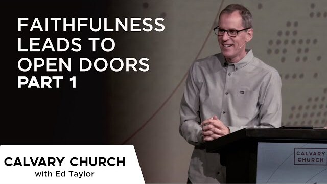 Faithfulness Leads to Open Doors [Part 1] - Acts 6:7-15 - 24436
