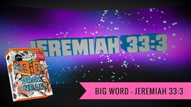 Memory Verse Song - Jeremiah 33:3