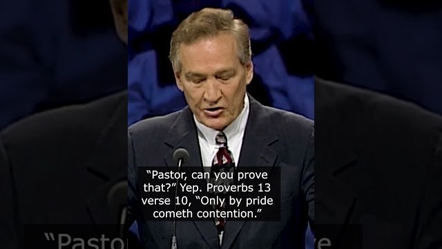 Pride Divides Society - Dr. Adrian Rogers