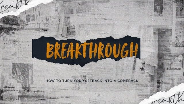 Breakthrough (Week 1): Breakthrough to JOY (Teaching Only)