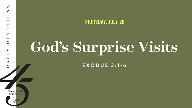 God’s Surprise Visits – Daily Devotional