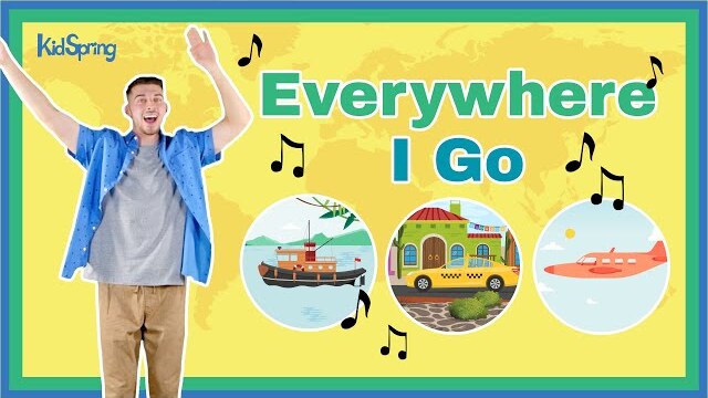 Everywhere I Go | Preschool Worship Video